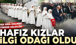 Çaykara’da görülmeye değer icazet: Hafız kızlar mest etti