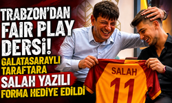 Trabzonspor sevgisi,fair play ruhuyla buluştu! Galatasaraylı taraftara özel hediye