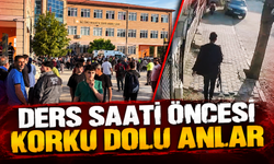 Turgutlu’da okul önünde silah sesleri