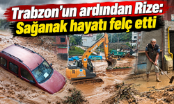 Dağlardan gelen sular sahil yolunu bastı