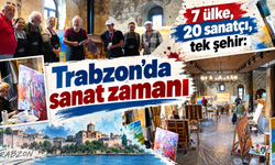 Trabzon’da uluslararası sanat şöleni başladı