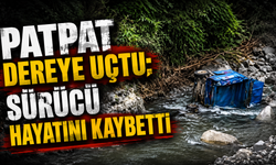 Ordu’da patpat faciası: Dereye yuvarlandı