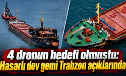 Savaşın izleri Trabzon açıklarında