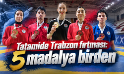 Trabzon Büyükşehir’den tekvandoda altın yağmuru