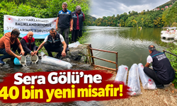 Sera Gölü’nde su altı nüfusu artıyor!