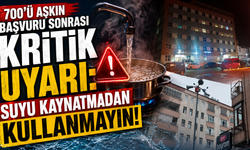 Kaymakamlık uyardı: Şebeke suyunu kaynatmadan kullanmayın