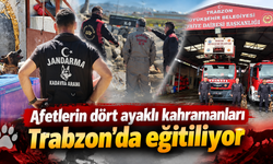 Trabzon’daki özel parkurda nefes kesen eğitim