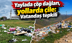 Trabzon’un yaylalarında çöp ve yol isyanı