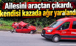 Karadeniz Sahil Yolu’nda korkutan kaza