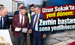 Uzun Sokak’ın çehresi değişmişti, sıra zemine geldi