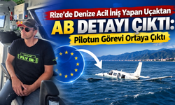Denize inen uçağın pilotunun kimliği şaşırttı
