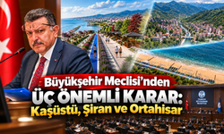 Büyükşehir Meclisi’nden üç önemli karar
