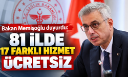 Beslenmeden sağlıklı yaşama: 17 alanda ücretsiz hizmet