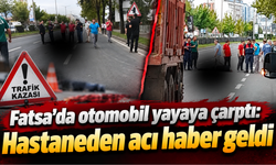 Yolun karşısına geçmek isterken otomobilin altında kaldı