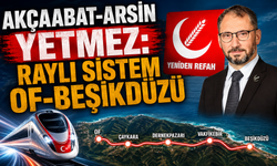 Yeniden Refah’tan raylı sistem için dev güzergâh önerisi