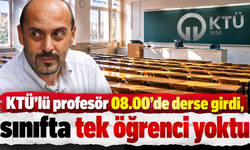 Saat 08.00, hoca sınıfta ama öğrenciler yok!