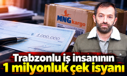 1 milyonluk çek kargoda çalındı iddiası