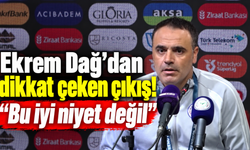 Ekrem Dağ isyan etti! “Bu hakemi maçlarımıza vermesinler”