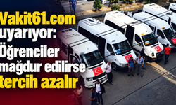 Akçaabat dolmuşlarında öğrenci tarifesi kalktı
