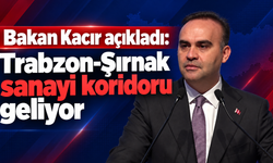 Sanayide yeni rota: Trabzon-Şırnak hattı