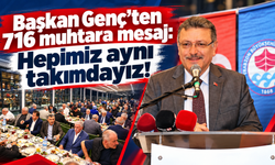 Trabzon'un 716 mahallesine hizmet mesajı!