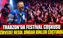 Trabzon'da Resul Dindar rüzgârı! Festival alanı doldu taştı