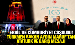 Irak'ta 29 Ekim coşkusu! Erbil'de Cumhuriyet resepsiyonu