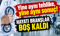 Doktorlar kritik branşlardan uzaklaşıyor!
