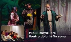 Trabzon’da minikler tiyatroyla eğlendi