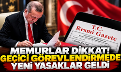 Resmî Gazete'de yayımlandı! Memurlar için kurallar değişti