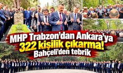 Bahçeli,Trabzon teşkilatını kutladı!