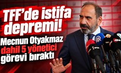TFF’de olağanüstü seçim çıkmadı, 5 istifa birden geldi!