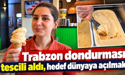 Trabzon’un 16’ncı coğrafi işaretli ürünü dondurma oldu