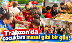 Trabzon’da çocuklar hem üretti hem eğlendi!