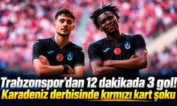 Trabzonspor'dan Karadeniz derbisinde gol yağmuru!