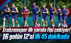 Trabzonspor'un ilk 15 dakikası rakiplerine kabus oluyor!