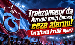 Trabzonspor'dan Finlandiya deplasmanı öncesi UEFA cezası uyarısı!