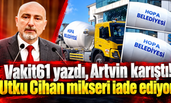 Hopa'da mikser tartışmasına son nokta!