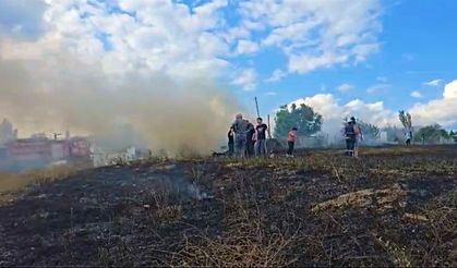 Tarlayı ateşe verdi, polis izini 96 saatte buldu