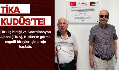 TİKA, Kudüs’te görme engellilerin yanında