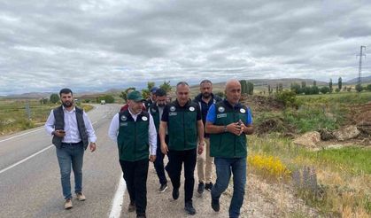 Bayburt Kırklartepe Barajı’nda devam eden çalışmalar incelendi