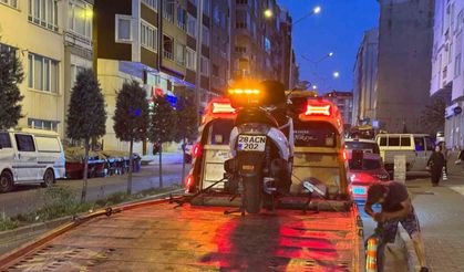 ’Dur’ ihtarına uymadı, motosikleti bırakıp kaçtı