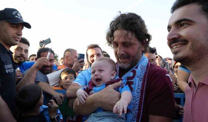 Erzurum’da taraftardan Trabzonspor’a sevgi seli