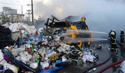 Ordu’da geri dönüşüm tesisindeki yangın söndürüldü