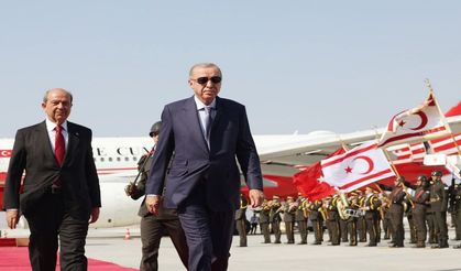 Cumhurbaşkanı Erdoğan KKTC’de