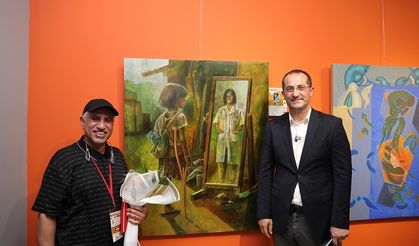 12. Uluslararası Akçaabat Resim Çalıştayı’ndaki eserler sergilendi