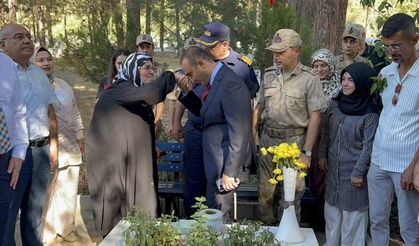 Maçka'da şehit olan Başçavuş Ferhat Gedik, şehadetinin 8. yılında Hatay’da anıldı