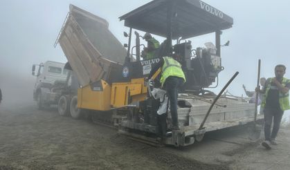 Karadağ grup yolunda toprak yol tarih oluyor