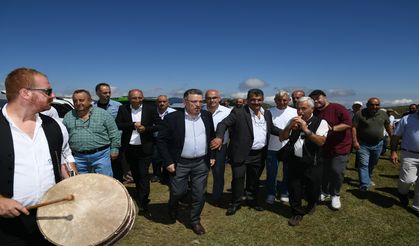 Başkan Genç, baba ocağında