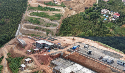 Karadeniz’in en uzun dağ kızağı Trabzon’a yapılıyor